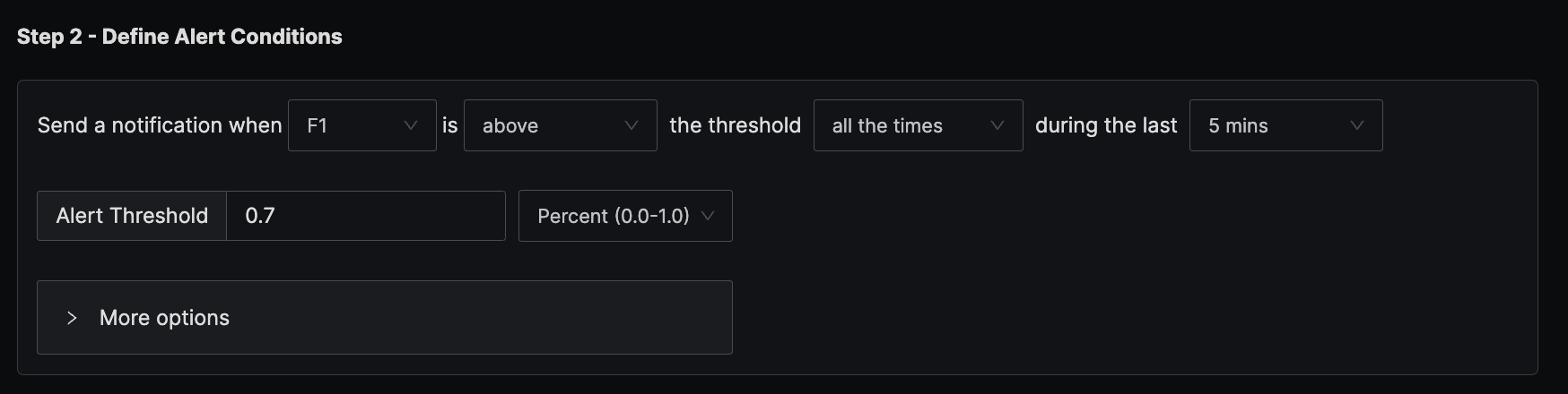 metrics builder query for memory usage